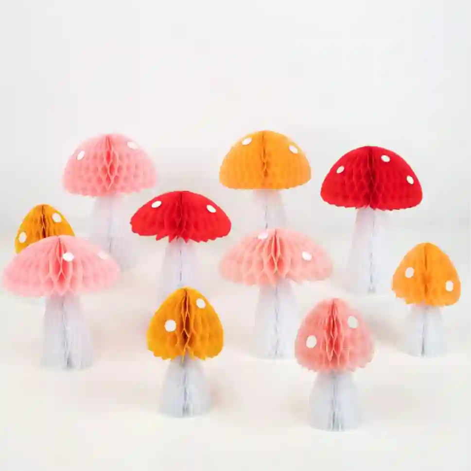 Decoraciones en forma de setas