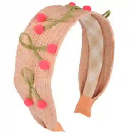 Diadema de cerezas