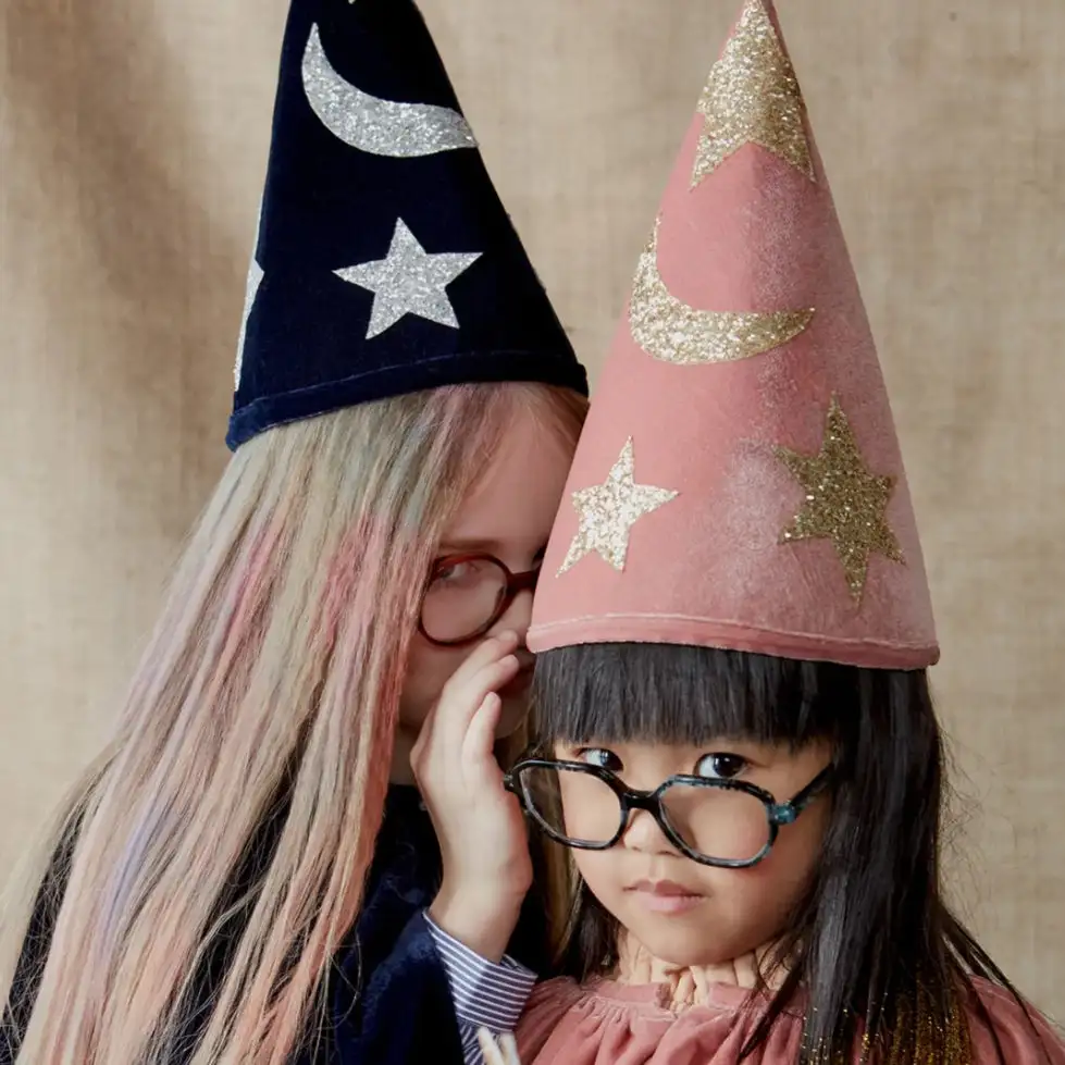 Wizard costume in pink velvet - Image 3