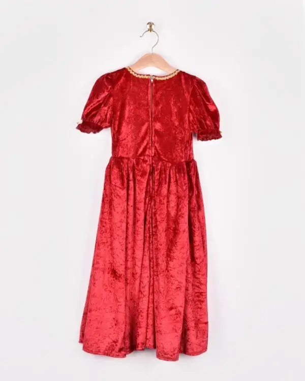 Princess costume in red 4-6 years - Image 2