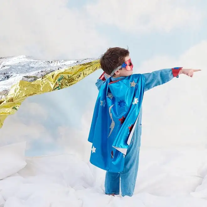 Blue superhero costume - Image 3