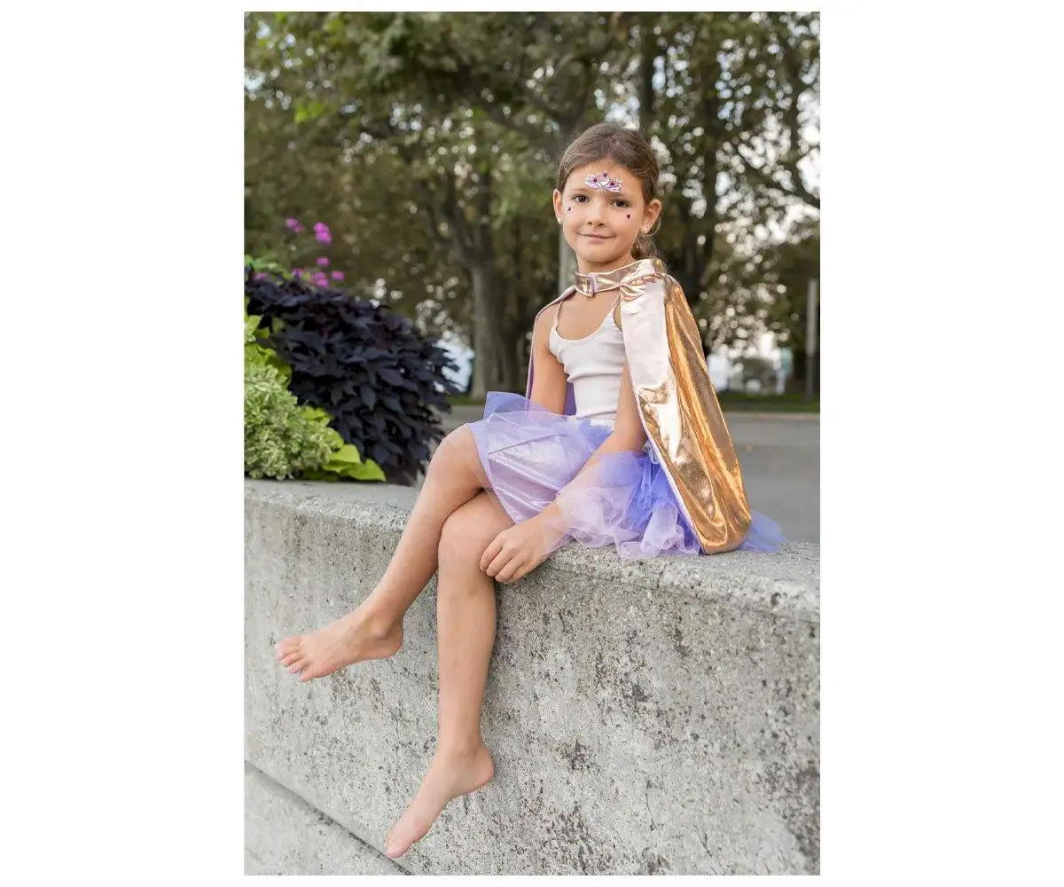 Gold superheroin/lilac costume size 4-6 years - Image 3