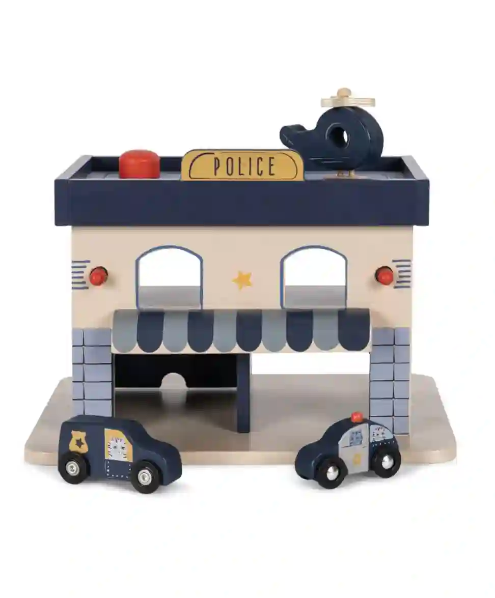 Wooden police station