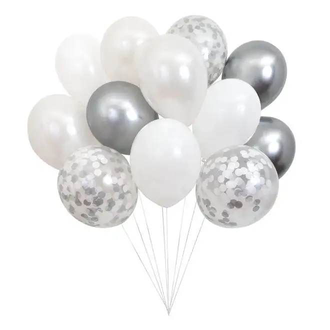 Globos Plateados