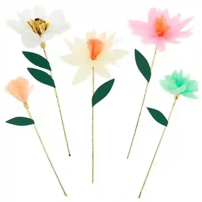 Great decorative flowers with stick
