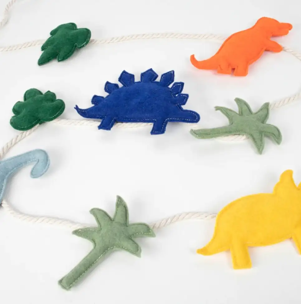 Felt dinosaurs guirnalda - Image 3