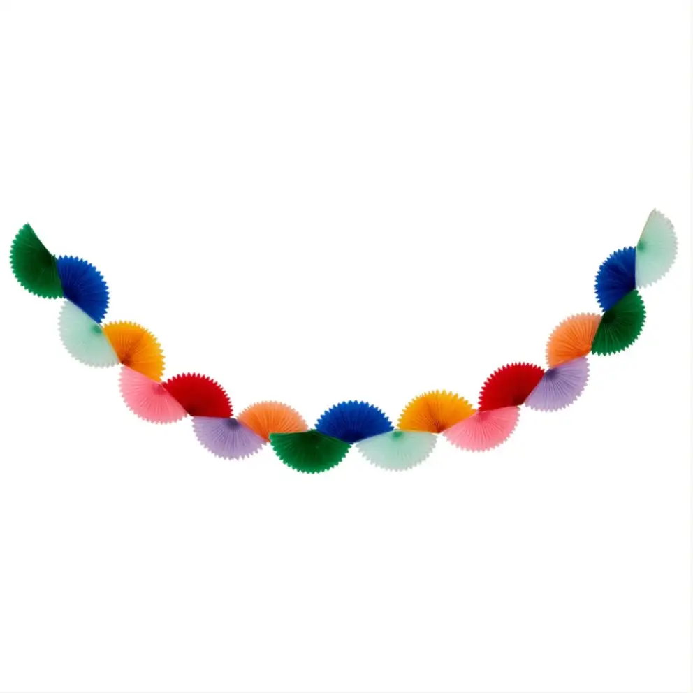 Silk paper garland