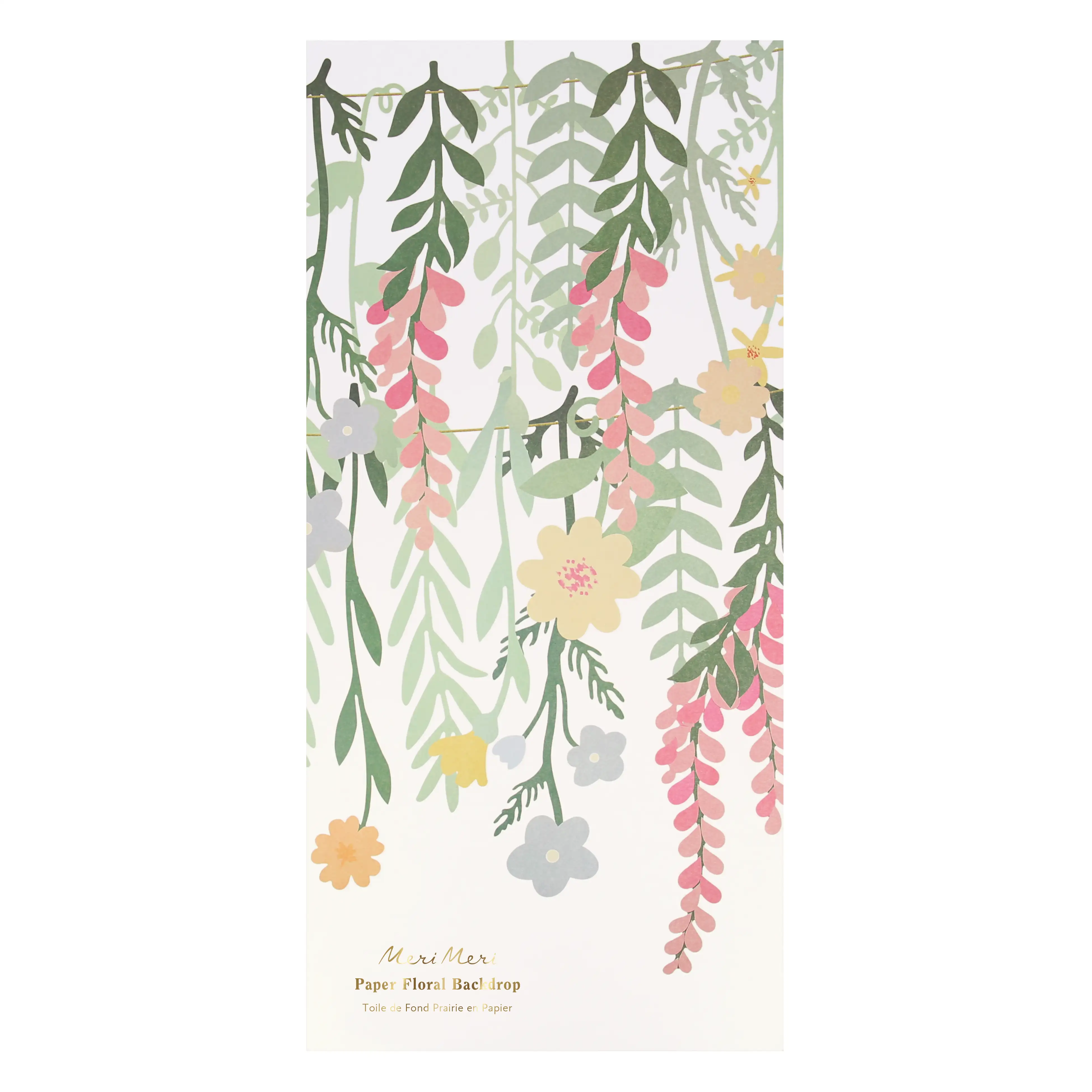 Guirnalda de papel floral - Imagen 2