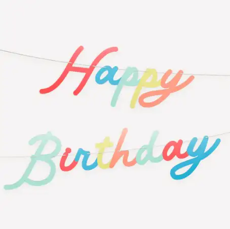 Guirnalda Happy Birthday