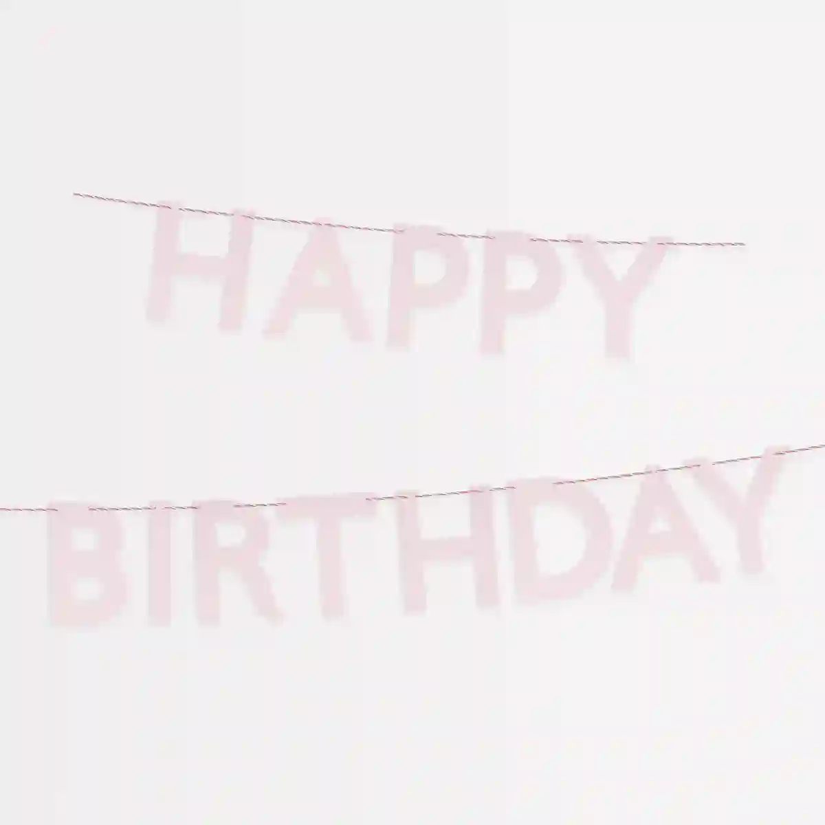 Guirnalda Rosa feliz cumpleaños