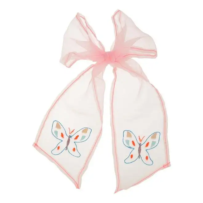 Horquilla con lazo de mariposas