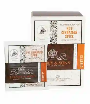 Hot Cinnamon Spice Box 20 Pyramids Silk in individual envelopes