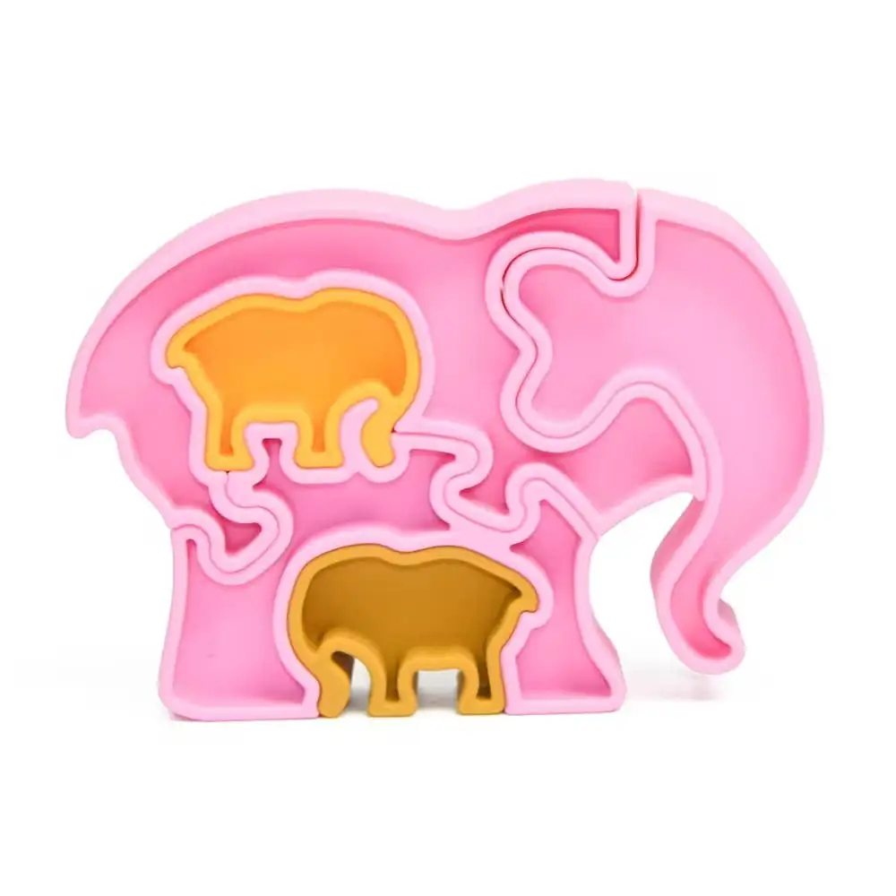 Juguete de desarrollo Montessori - Rompecabezas 3D: Mamá y sus pequeños - Imagen 2