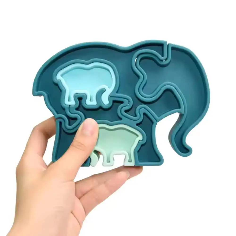 Juguete de desarrollo Montessori - Rompecabezas 3D: Mamá y sus pequeños - Imagen 3
