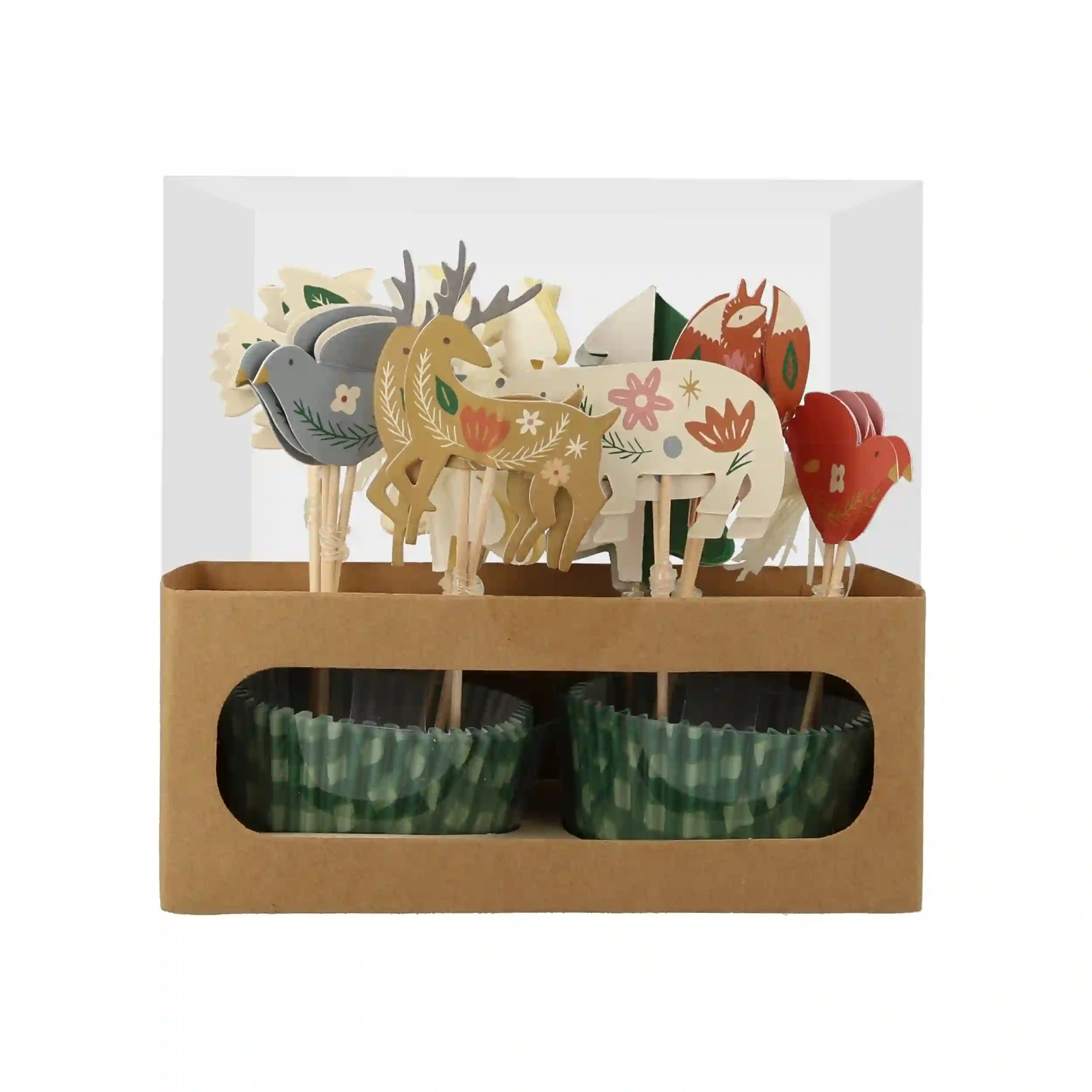 Kit de cupcake de bosques populares