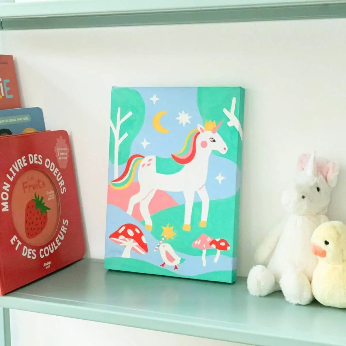 Painting kit by number - Little Brush Kids Unicorn and Piou - Image 4