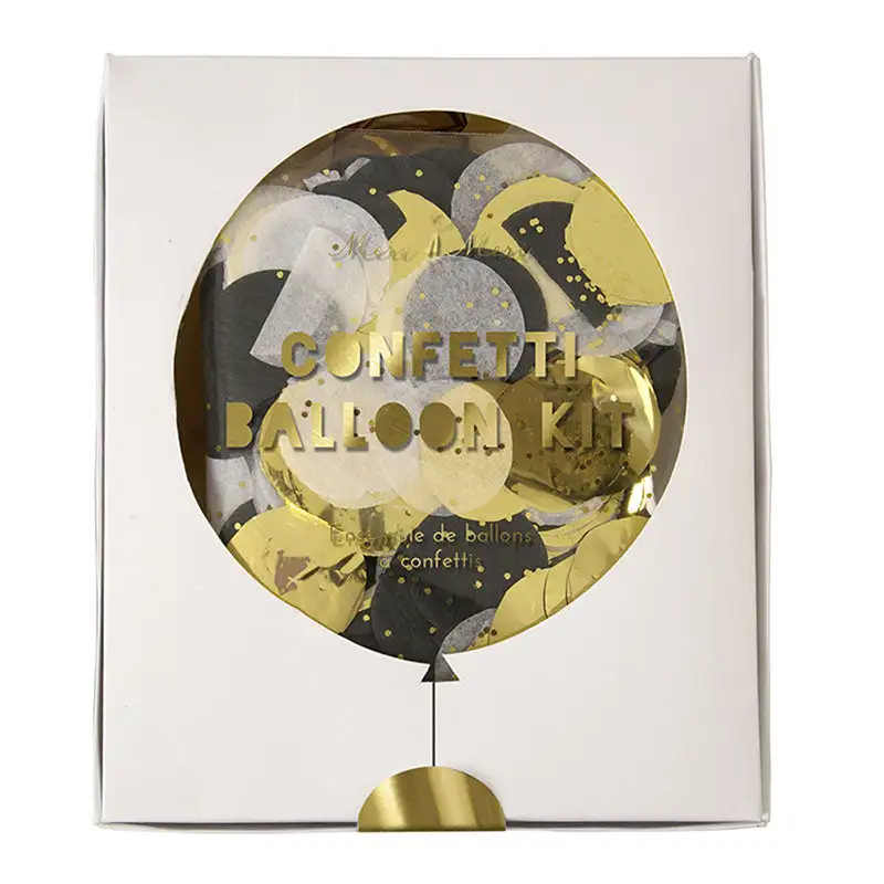 Kit de globo de confeti metálico - Imagen 3