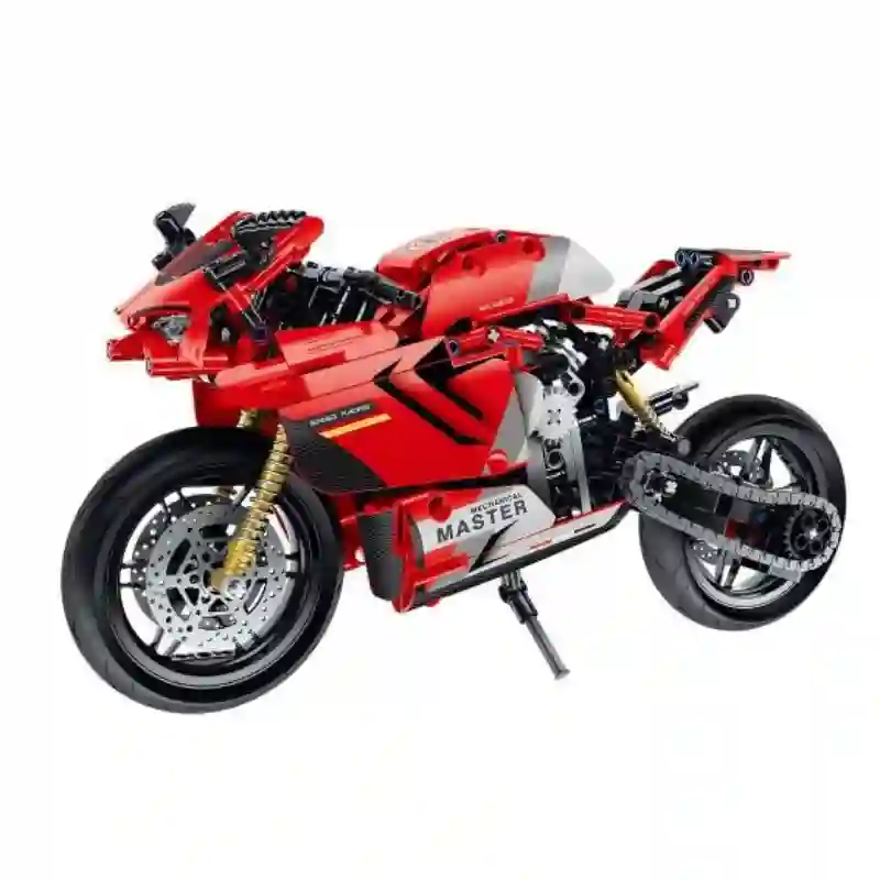 Red motorcycle N 6833 - 557 pcs