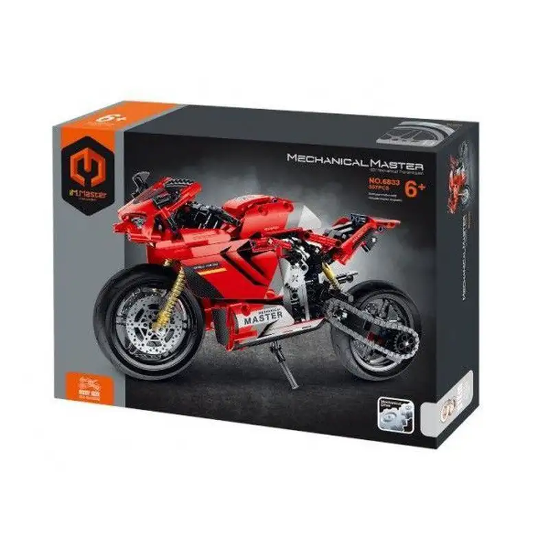 Red motorcycle N 6833 - 557 pcs - Image 2