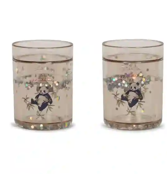 Pack 2 vasos de panda