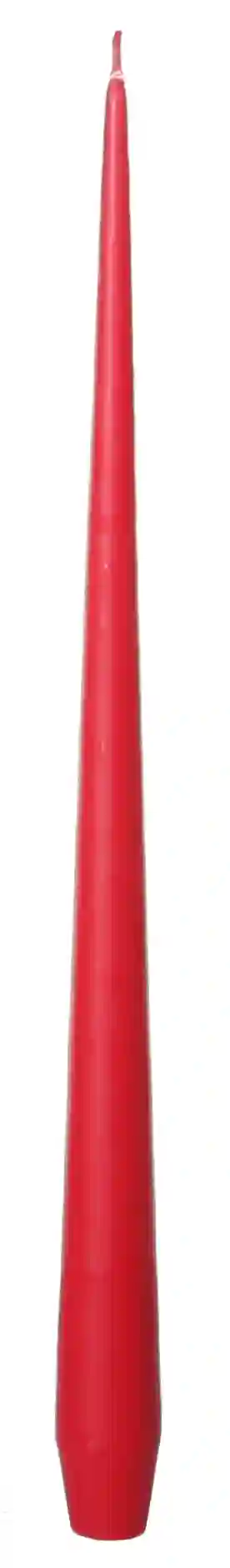 Pack de 4 velas roja 35 cm