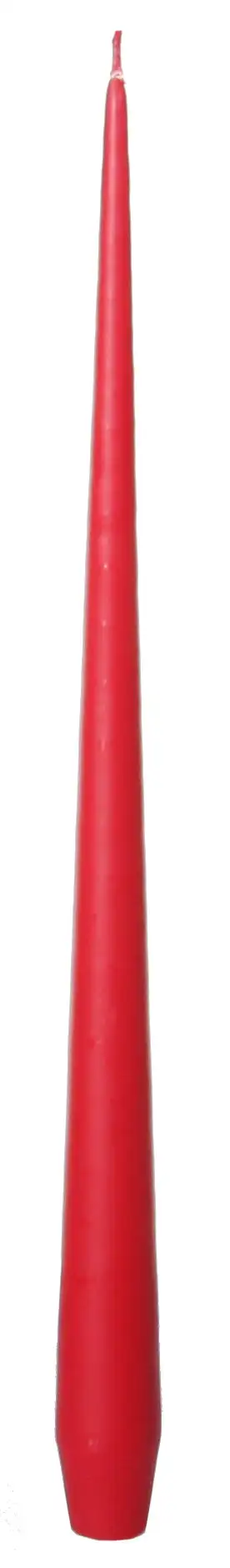 Pack de 4 velas roja 35 cm