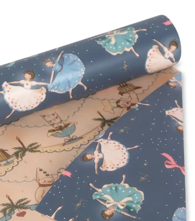 Papel de regalo bailarinas