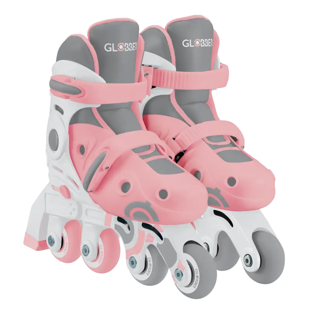 Patines en Línea 2 en 1, talla 26-29 Rosa pastel