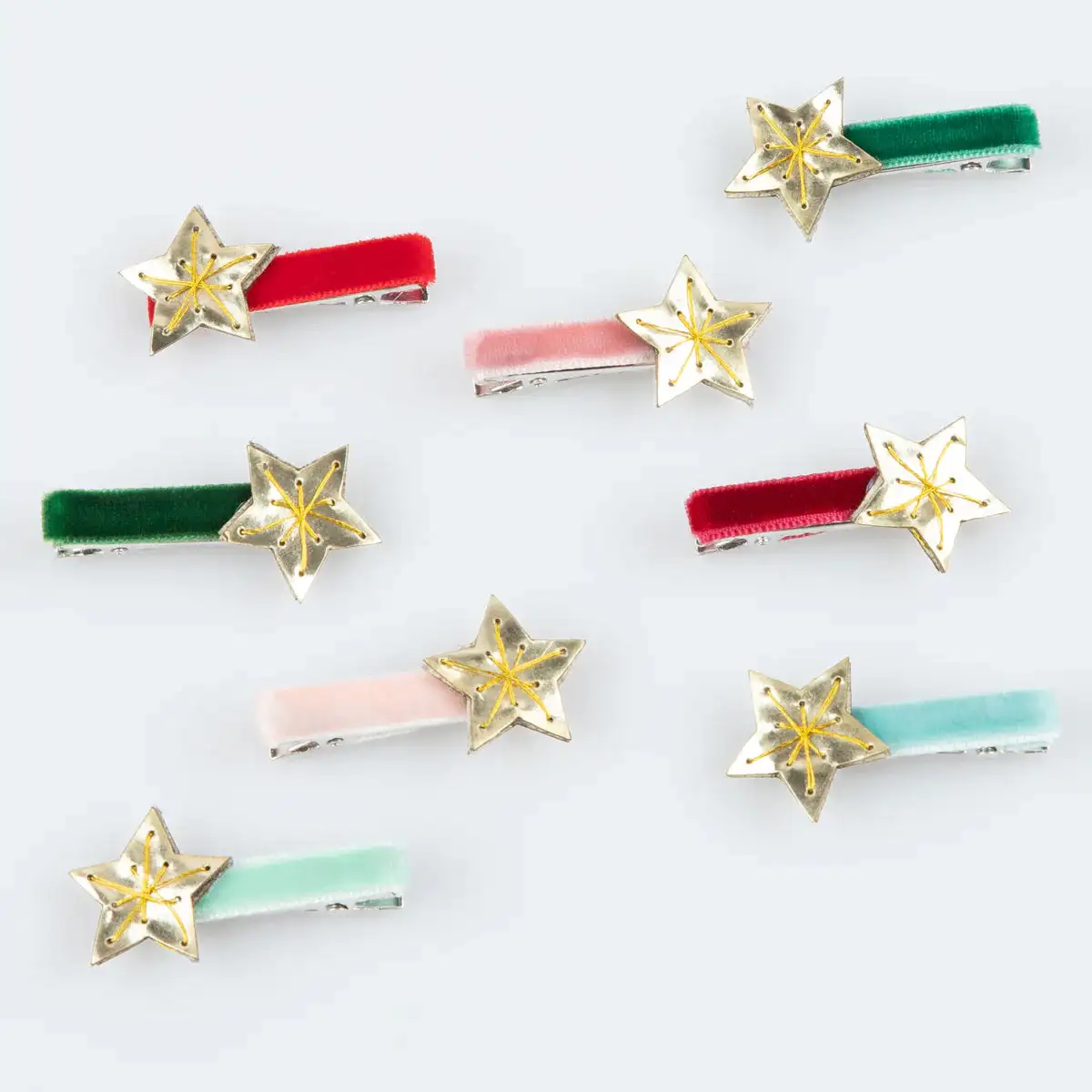 Pinzas para el pelo de estrellas doradas - Imagen 2