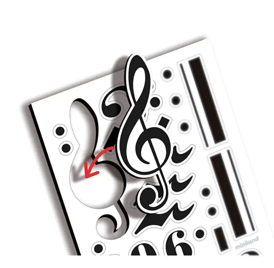 Pizarra pentagrama musical - Imagen 3