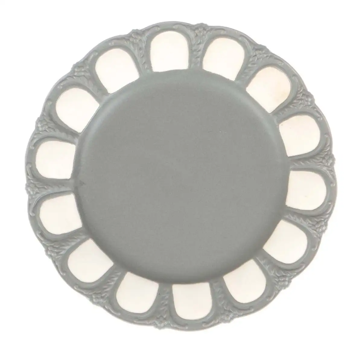 Plato de postre de porcelana
