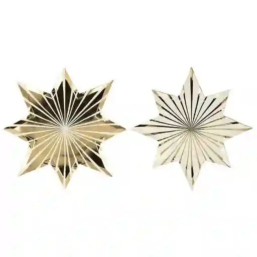 Golden star dish
