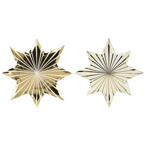 Golden star dish