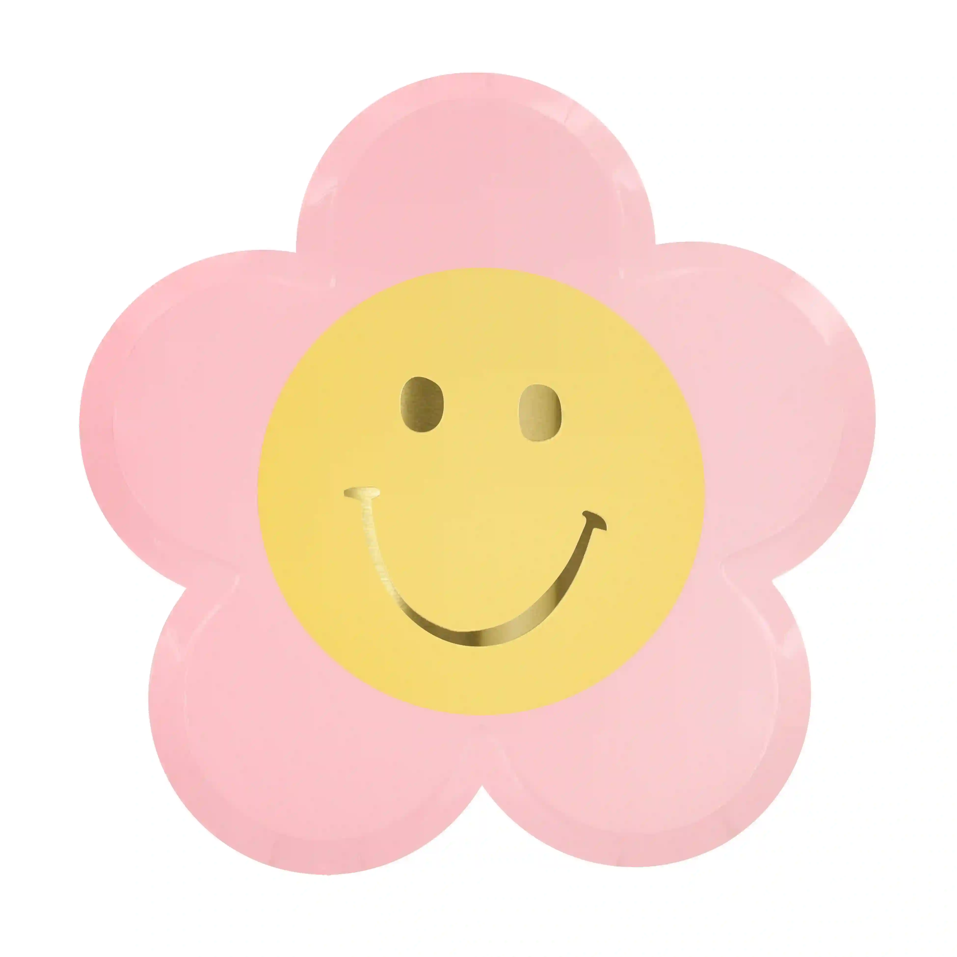 Happy face flower dish