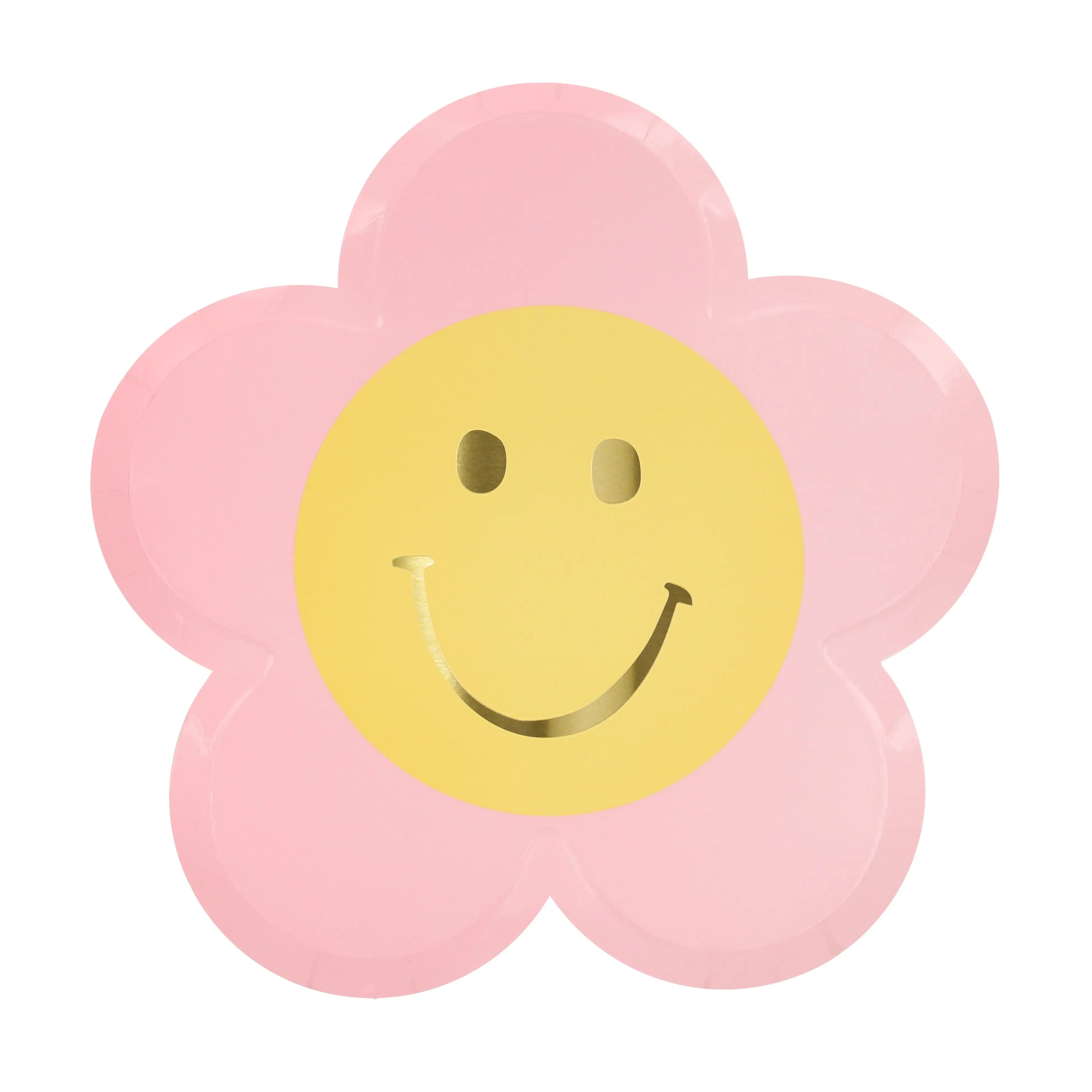Happy face flower dish