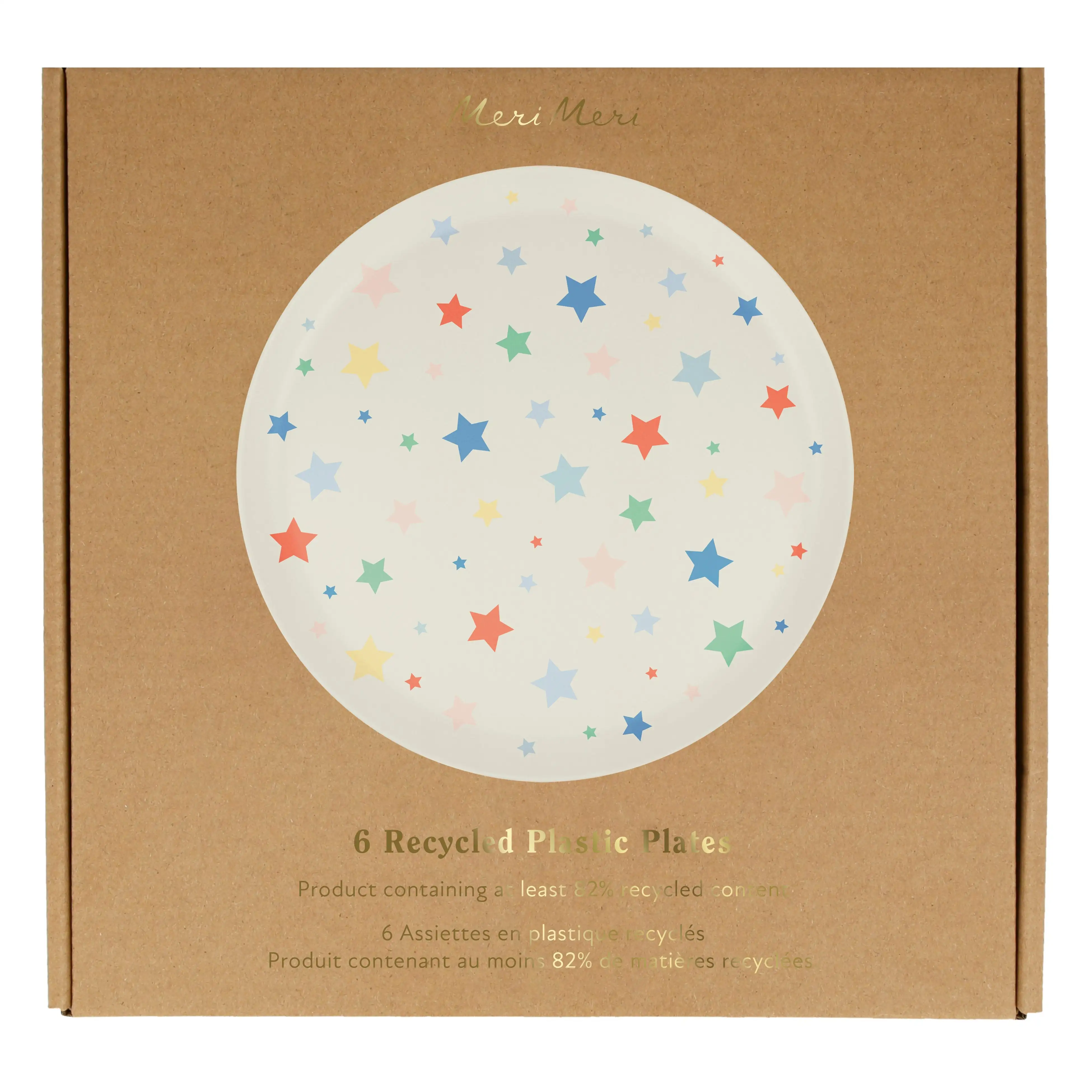 Large melamine dish with star print - Image 2