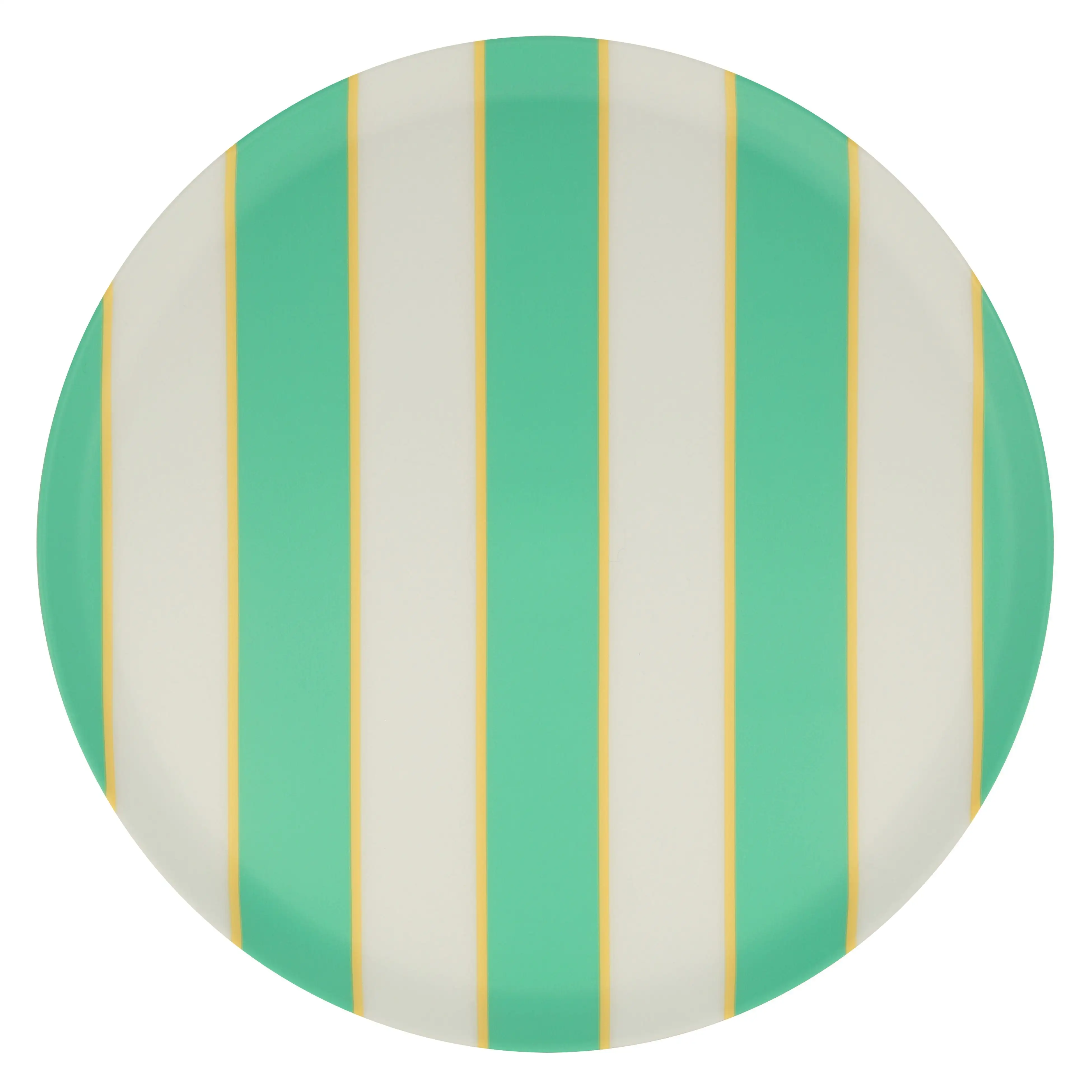 Large plate melamine with stripes - Image 5