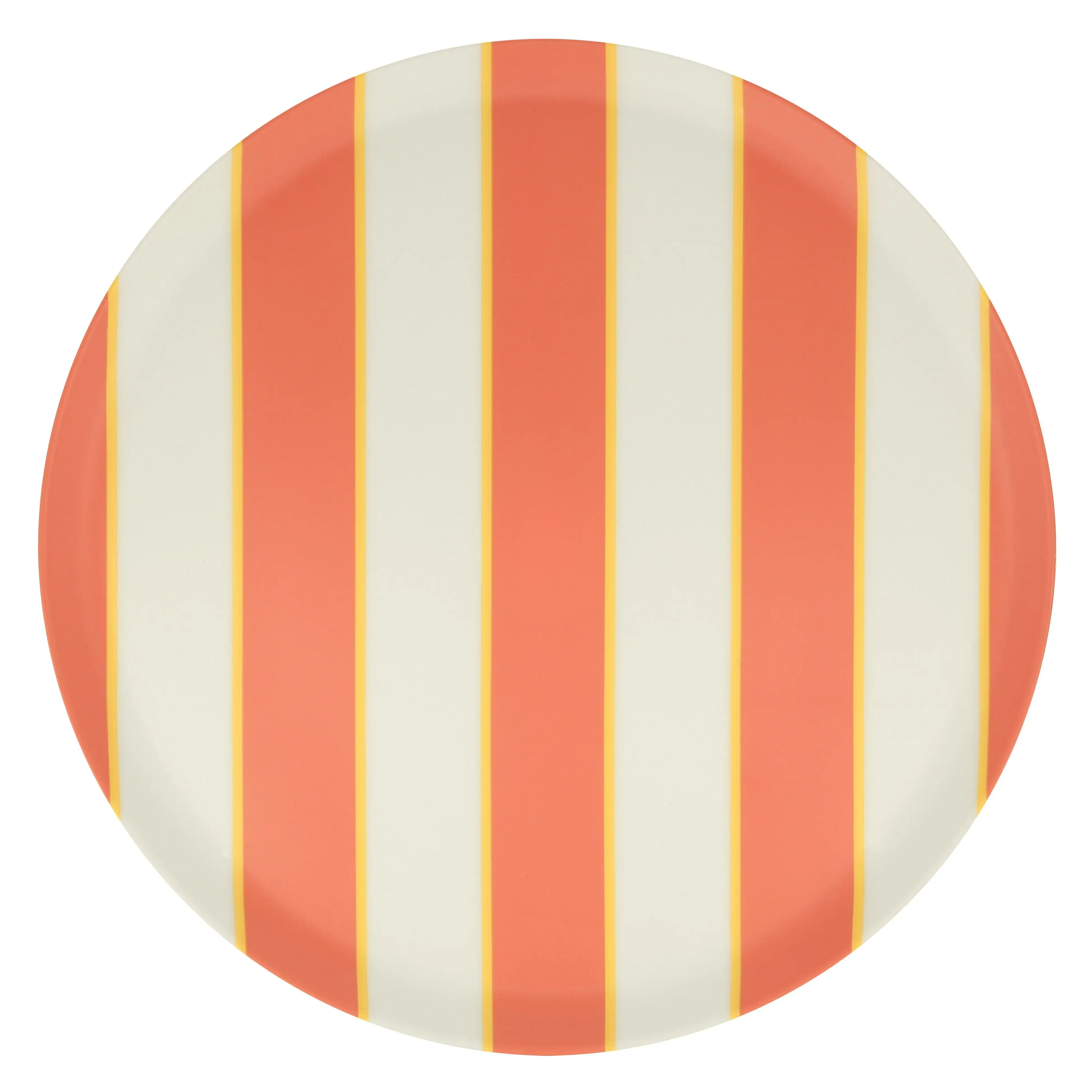 Large plate melamine with stripes - Image 6
