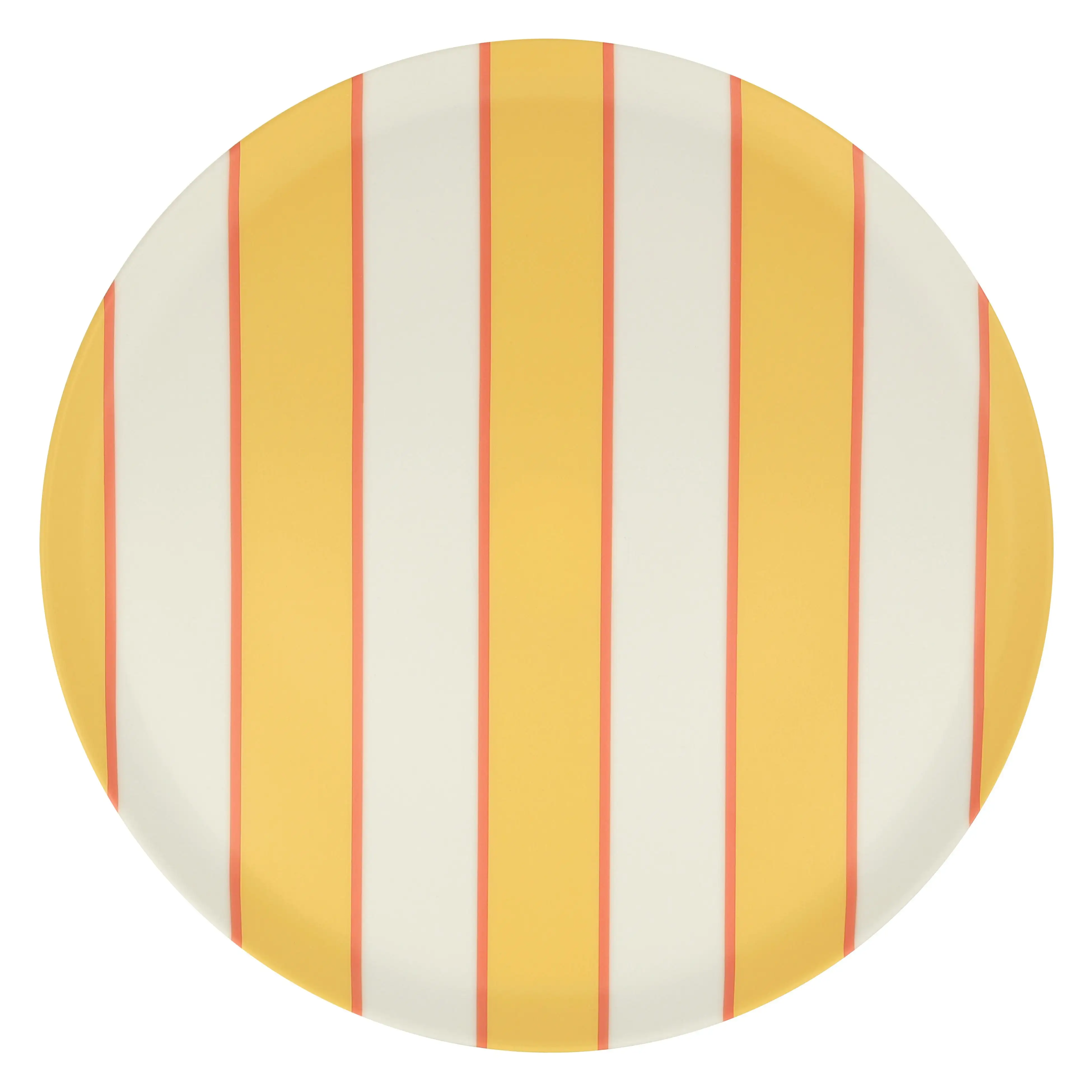 Large plate melamine with stripes - Image 7