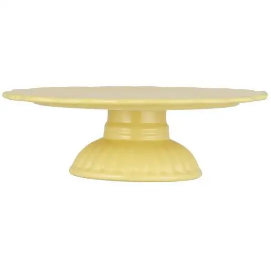 Plato para tarta Amarillo limonada