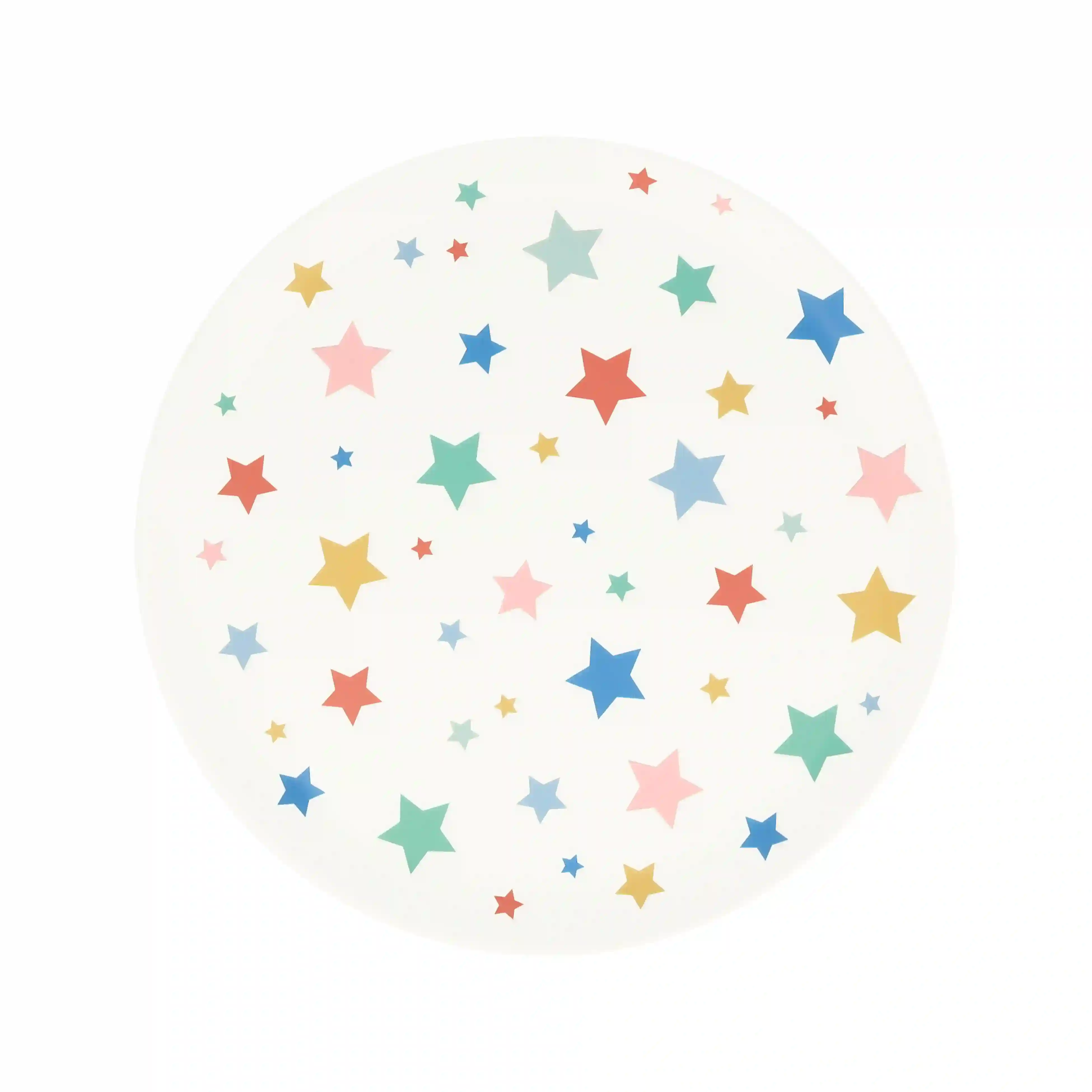 Small melamine dish with star print