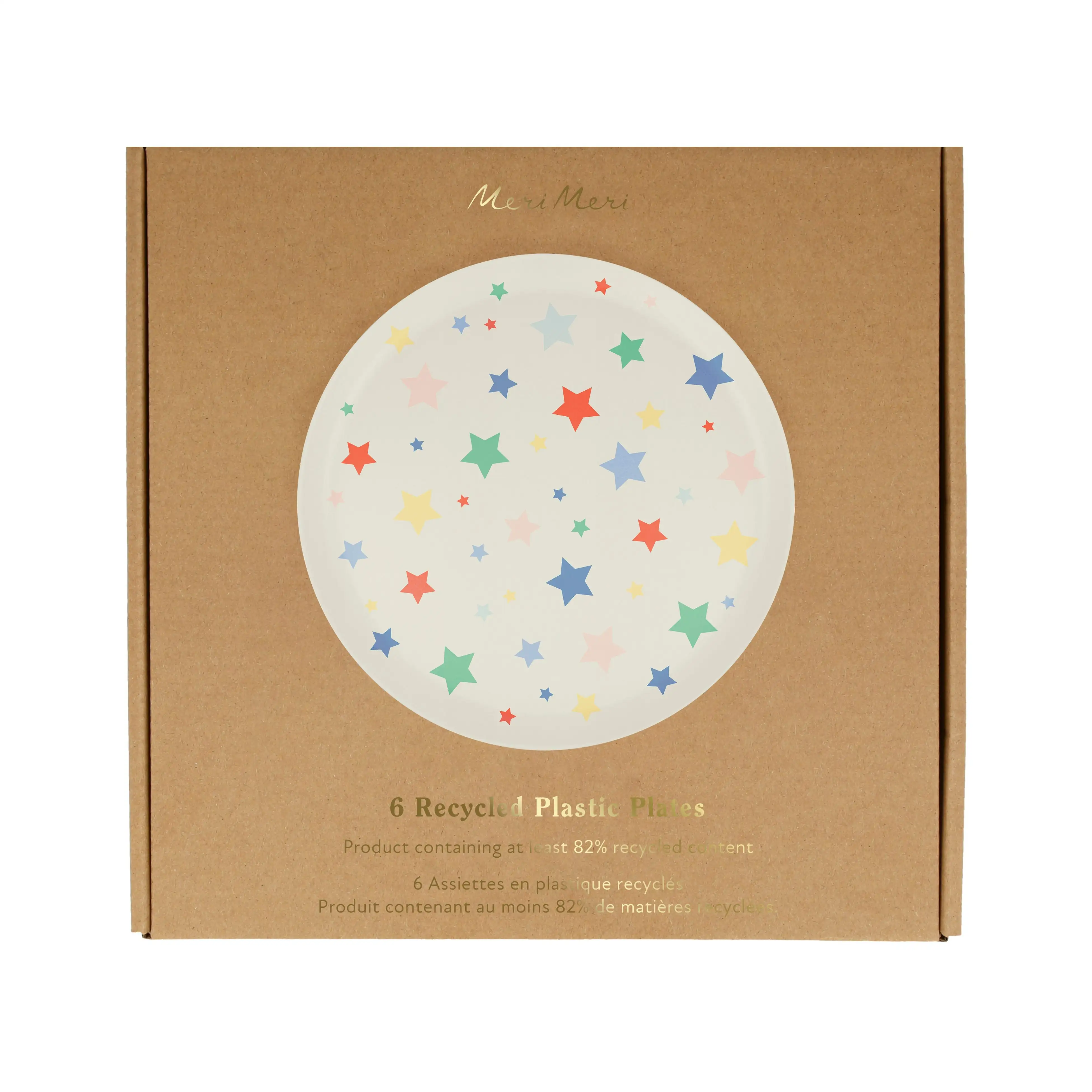 Small melamine dish with star print - Image 2