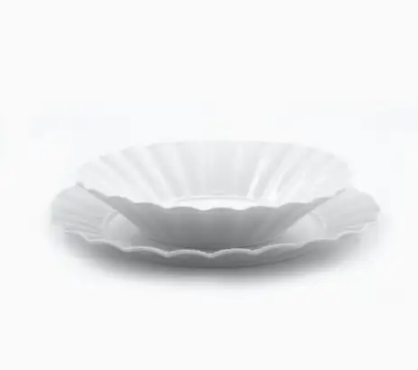 Plato sopa porcelana blanca 22 cm - Imagen 2