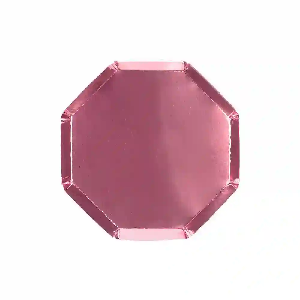 Bright rose cocktail dishes