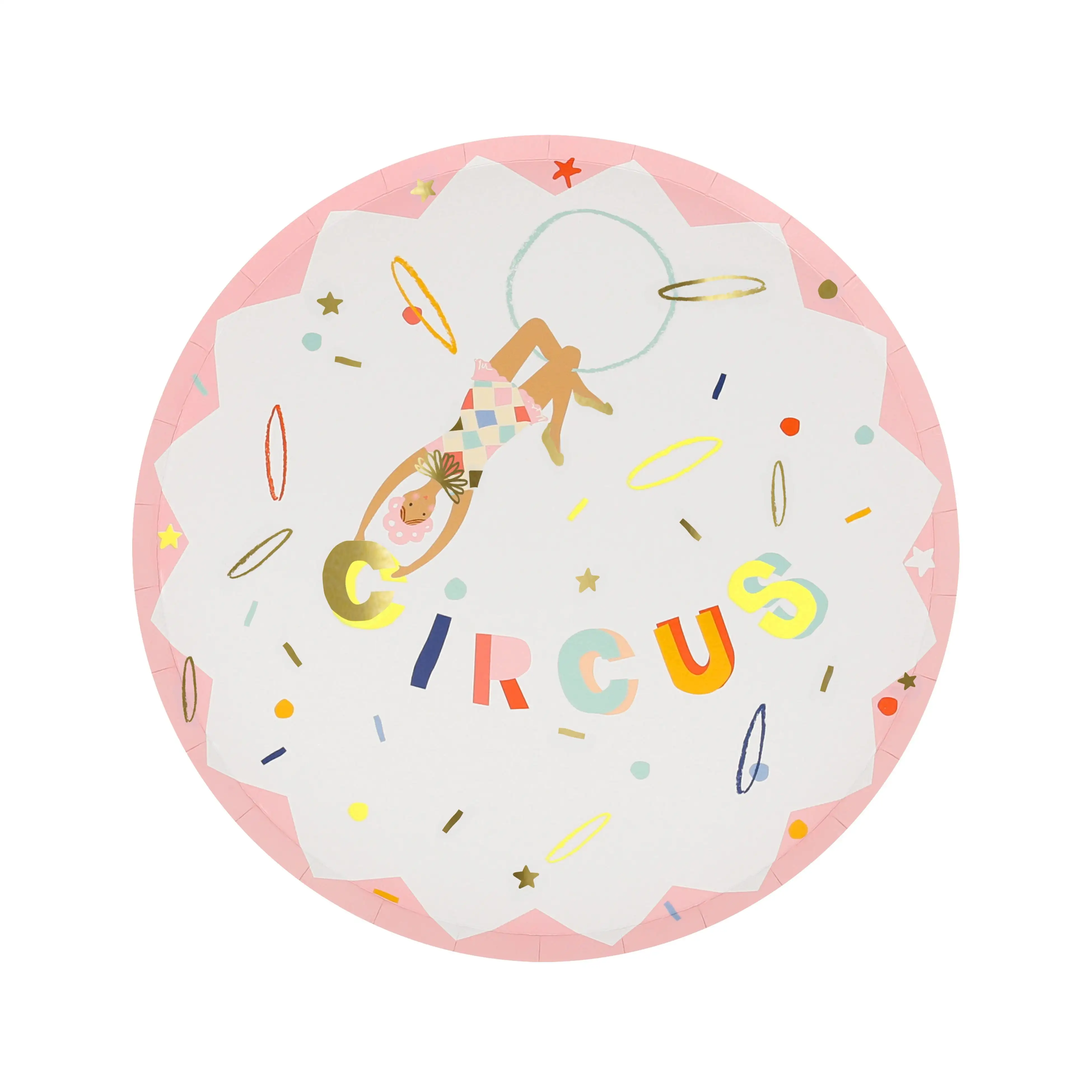 Dishes with circus icons - Image 2