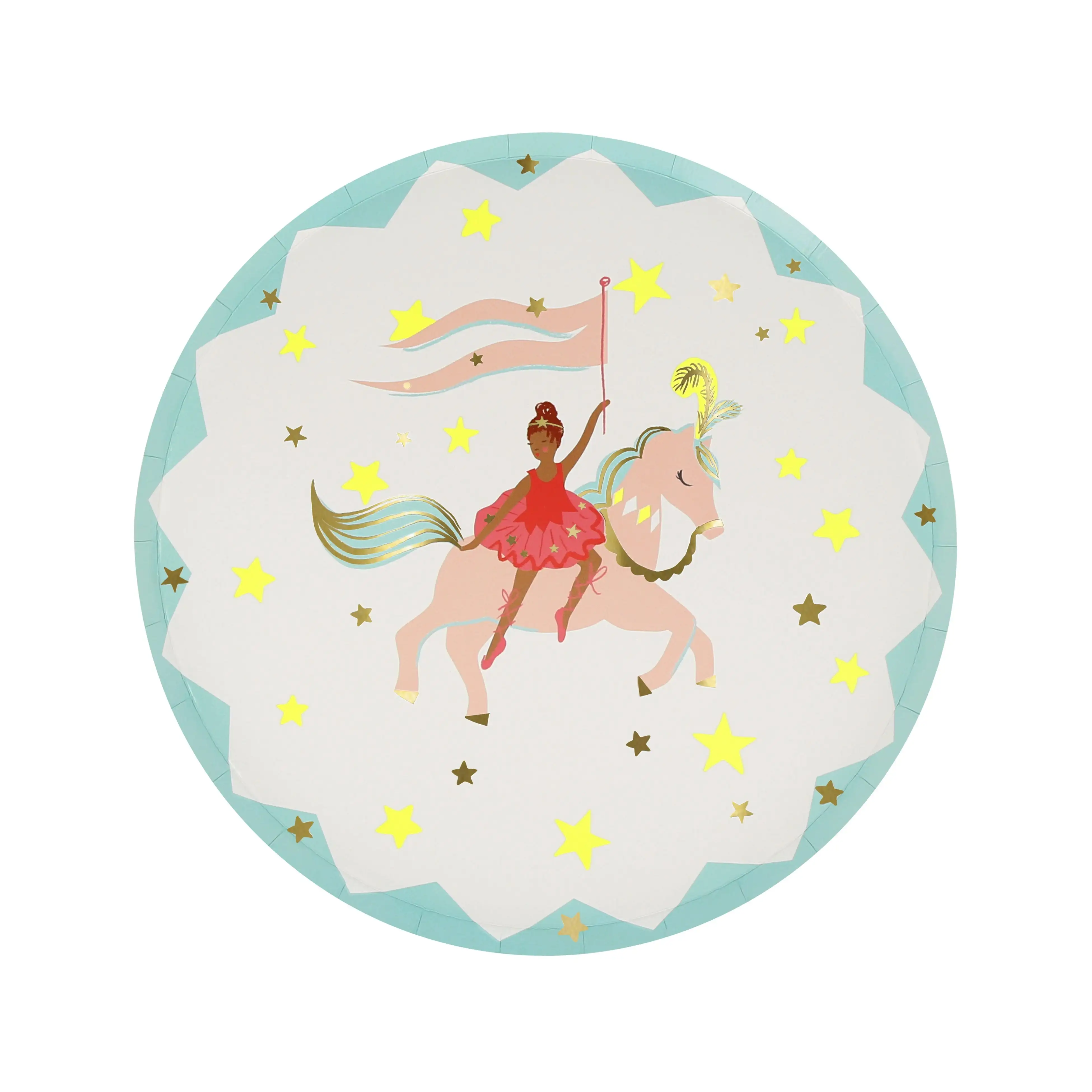 Dishes with circus icons - Image 4