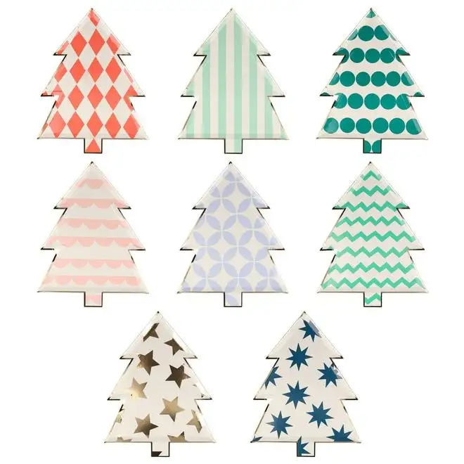 Christmas tree dishes