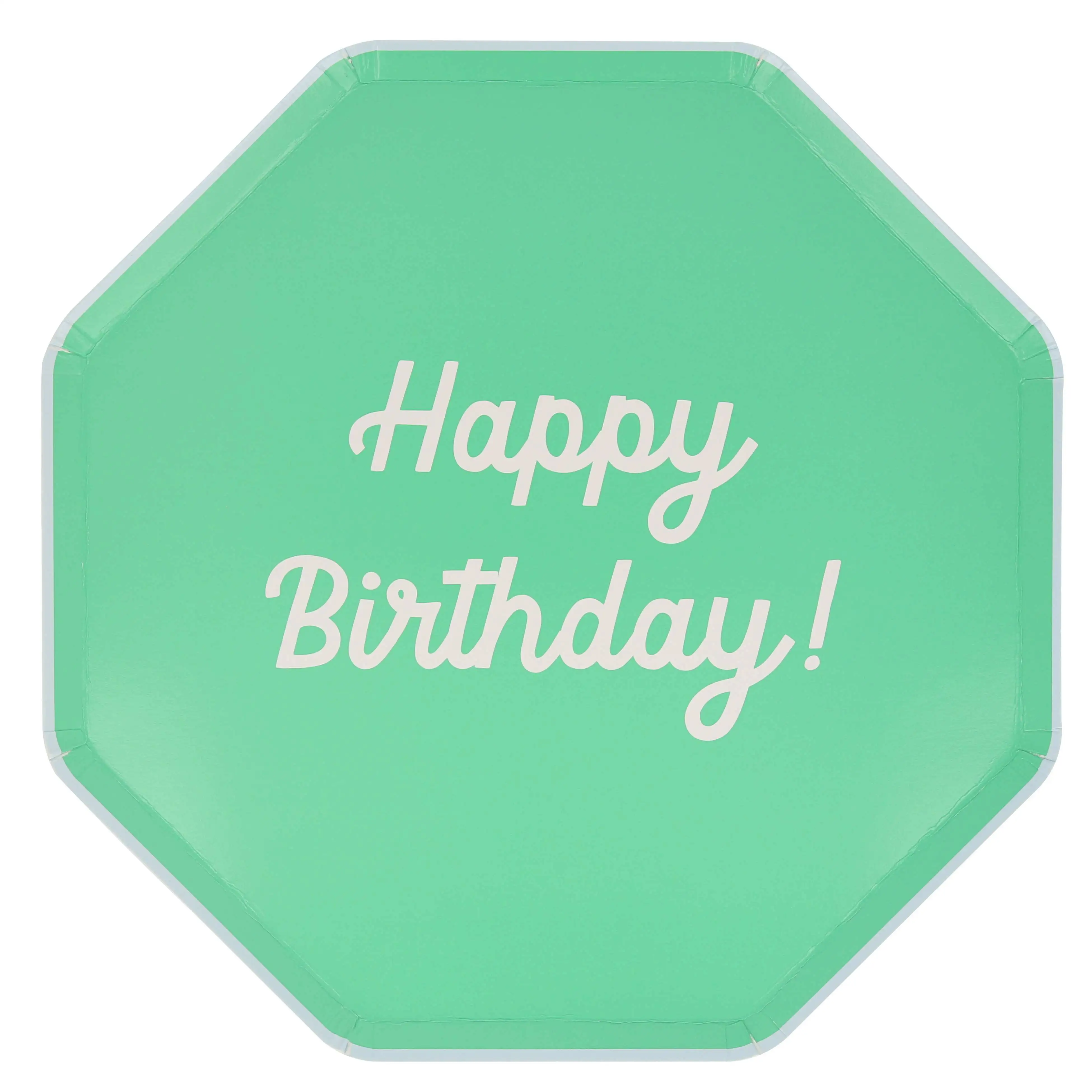 Platos Grandes Multicolor Feliz Cumpleaños - Imagen 2