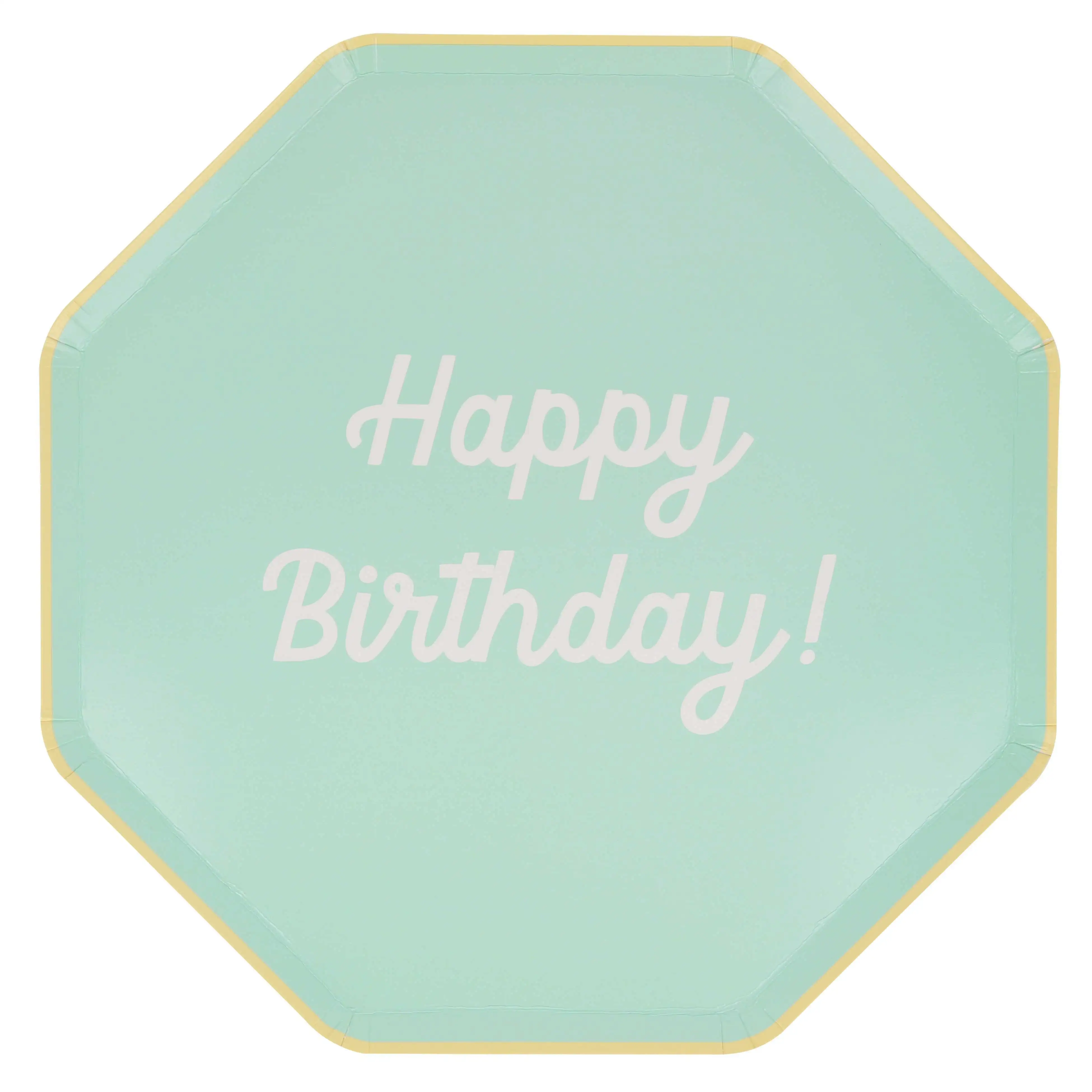 Platos Grandes Multicolor Feliz Cumpleaños - Imagen 4