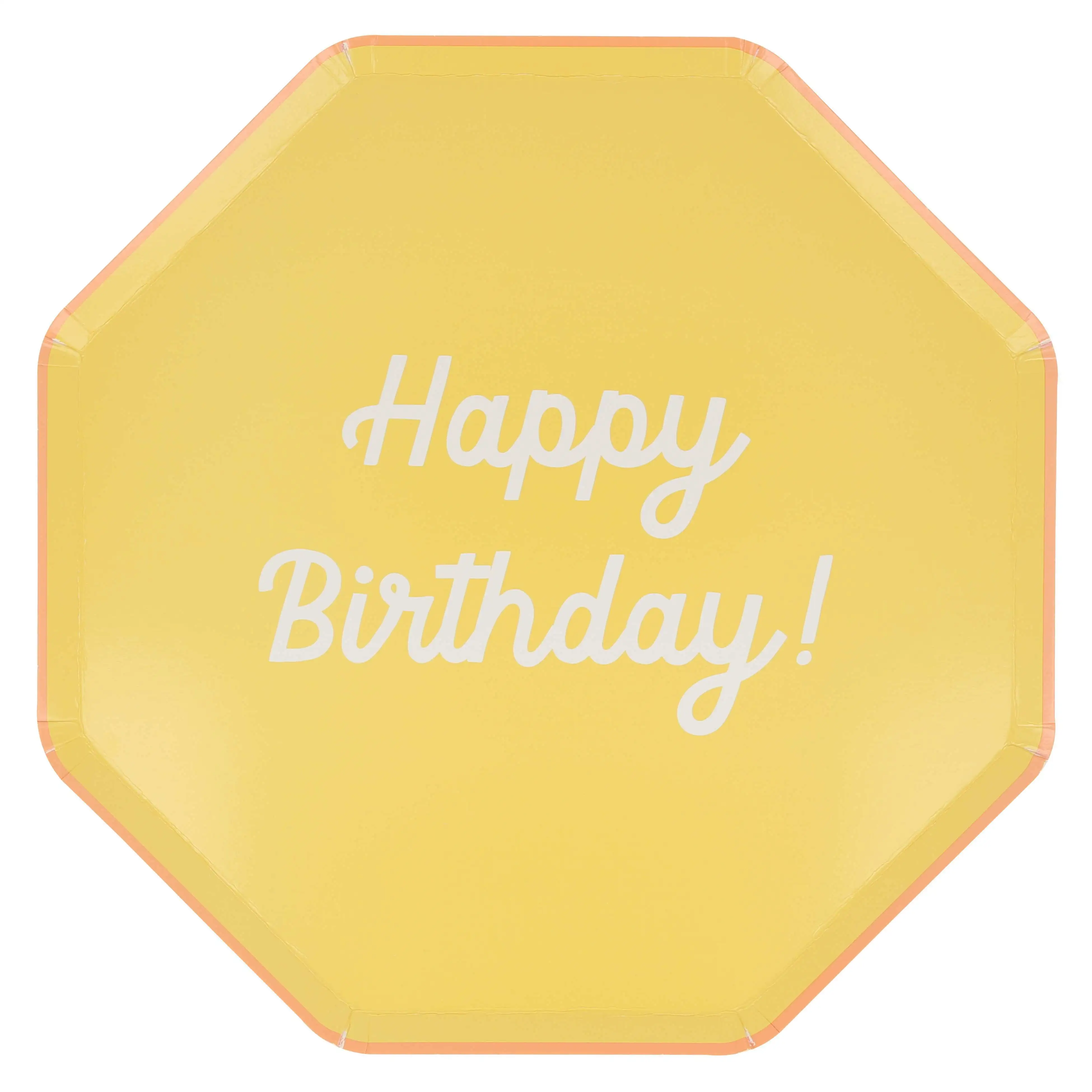 Platos Grandes Multicolor Feliz Cumpleaños - Imagen 5